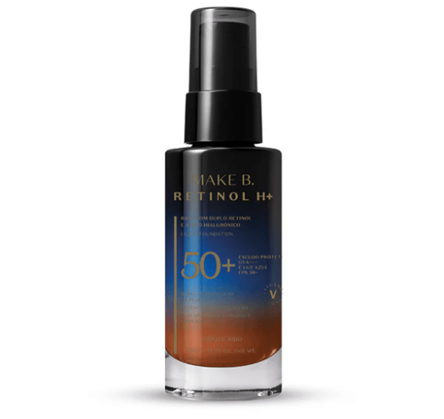 Make B. | Base Líquida FPS50 + Retinol H+ Make B. 30ml-0.91 oz. net wt.