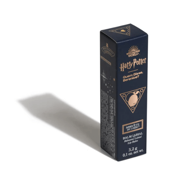 QDB Harry Potter Quem+Disse, Berenice? Balm Labial Translúcido Sorvete de Limão 3,2g