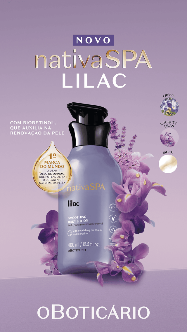 Nativa SPA Loção Noturna Hidratante Corporal Orquídea Noire400ml. 13.5fl.oz